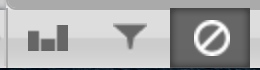 Excluded sources icon