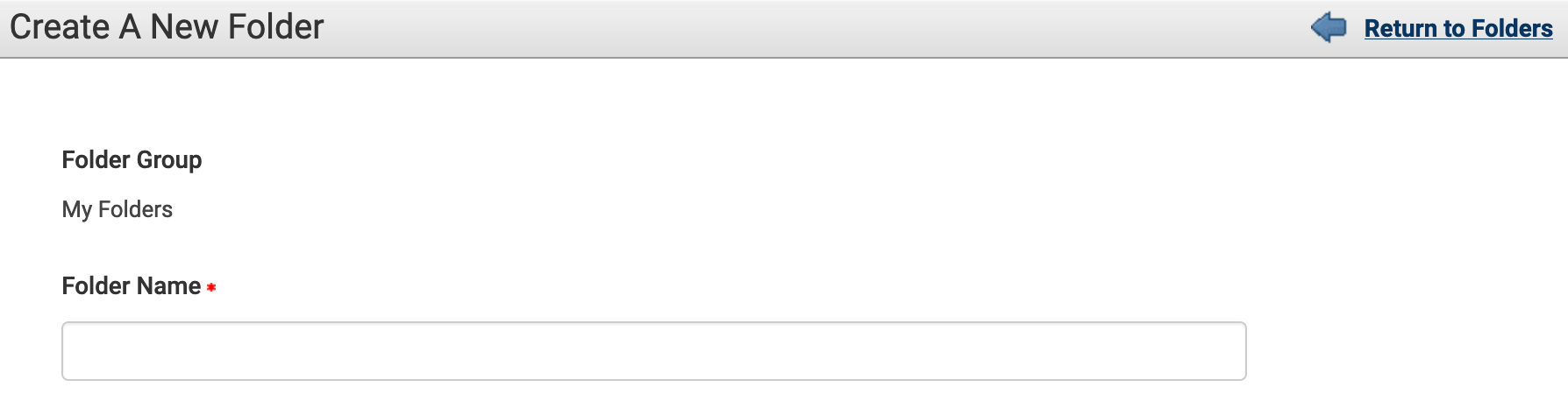 Add folder name